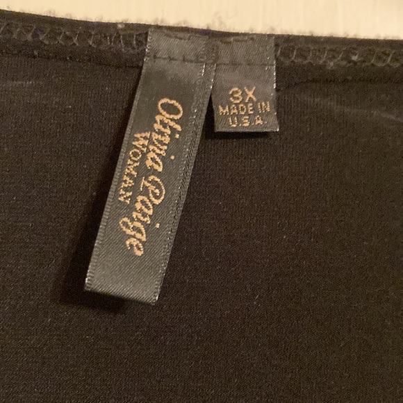 Olivia Paige black knit shirt with neck detailing - Picture 3 of 4